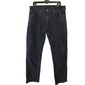 Levis 559 Relaxed Straight Jeans Mens 36x34 Black WaterLess Denim 00559-0239